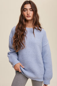 Cora Ribbed Knit Sweater