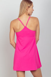 Georgia Athletic Dress - Pink