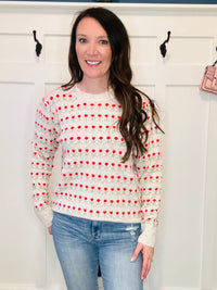 Kinsley Floral Striped Sweater