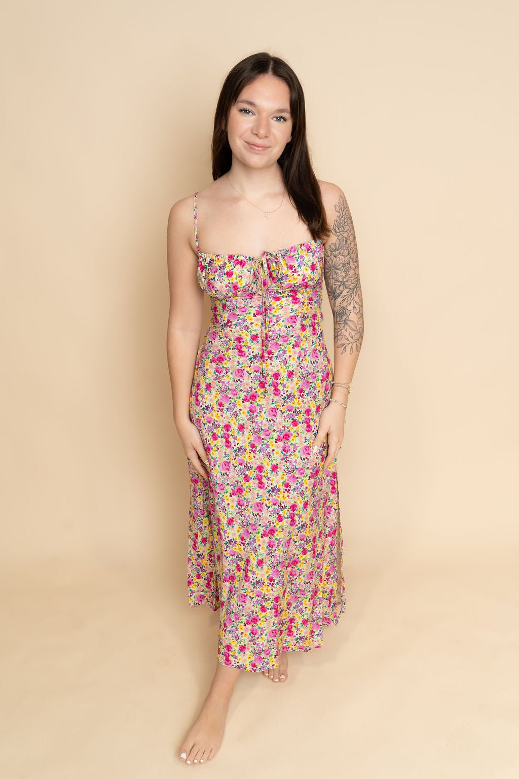 for love and lemons dakota floral maxi dress Ditsy convertible maxi kaftan 10 Perfect Wedding Guest cut skirt An ultra color:Blush Pink