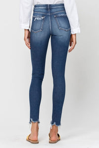 Vervet Jessica High Rise Distressed Skinny Jeans