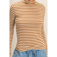 Ina Striped Turtleneck