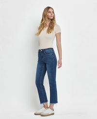 Lovervet High Rise Cropped Straight Jeans