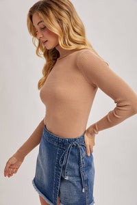 Essential Ribbed Turtleneck Sweater