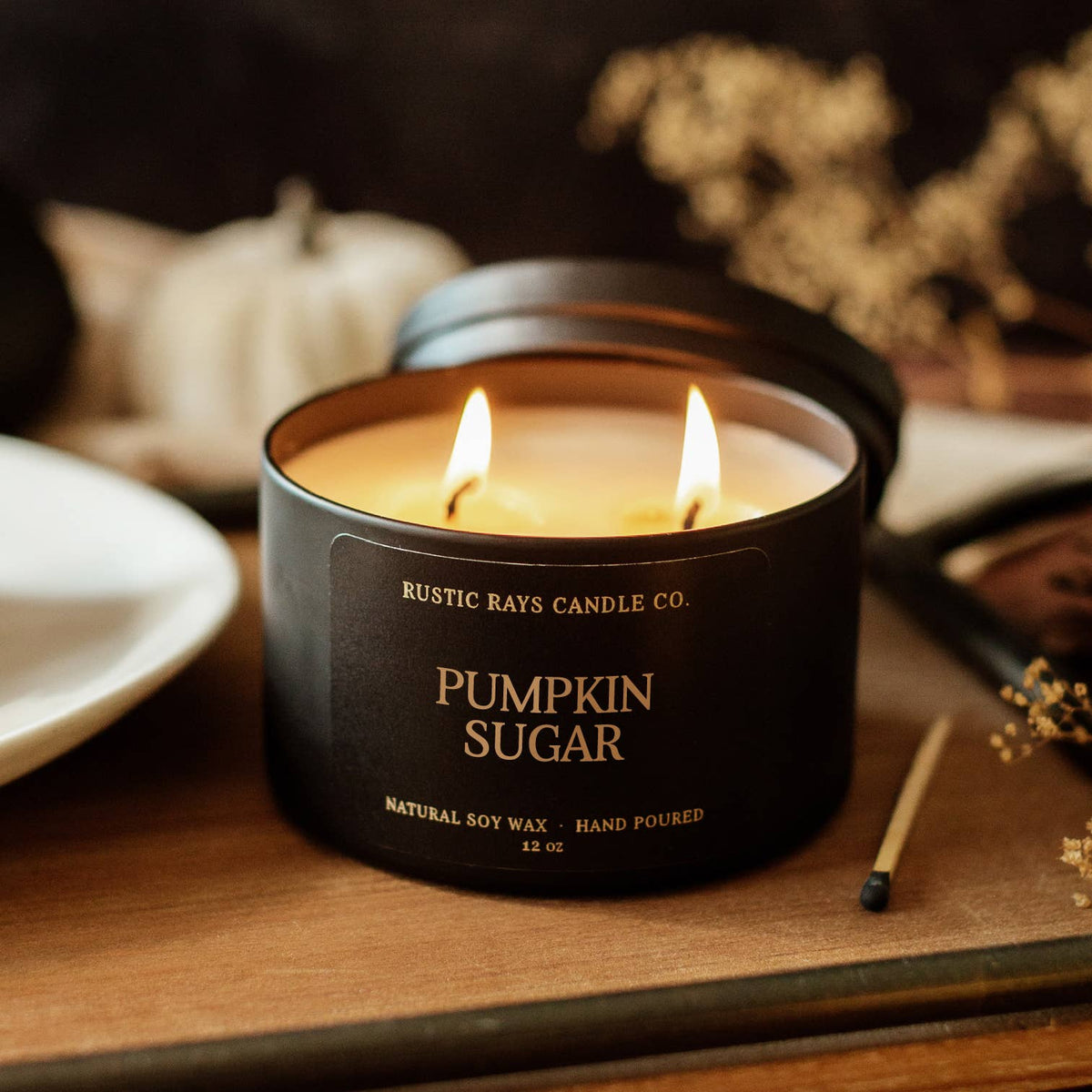 Pumpkin Sugar 12 oz Soy Candle
