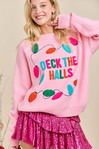 Deck The Halls Holiday Knit Sweater
