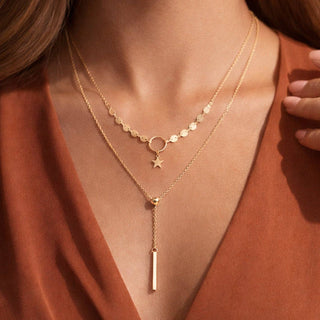 18K Gold Plated Waterproof Stainless Steel Chain Necklace