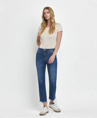 Lovervet High Rise Cropped Straight Jeans