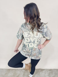 Jesus Loves You Camo Graphic Tee