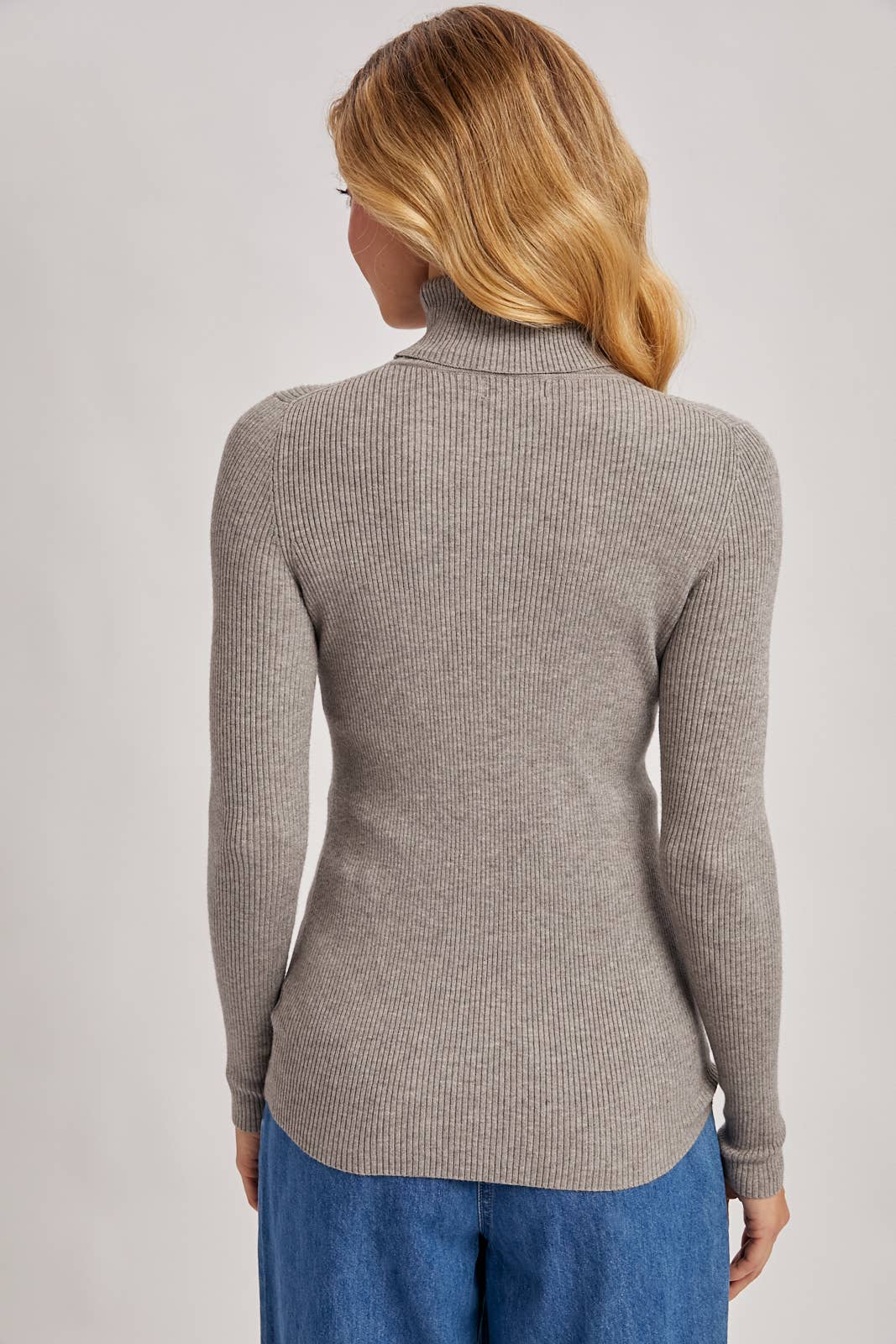Essential Ribbed Turtleneck Sweater