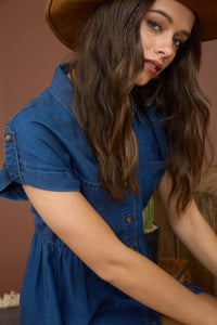 Darla Chambray Mini Dress