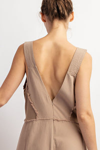 Amina Mineral Washed Jumpsuit