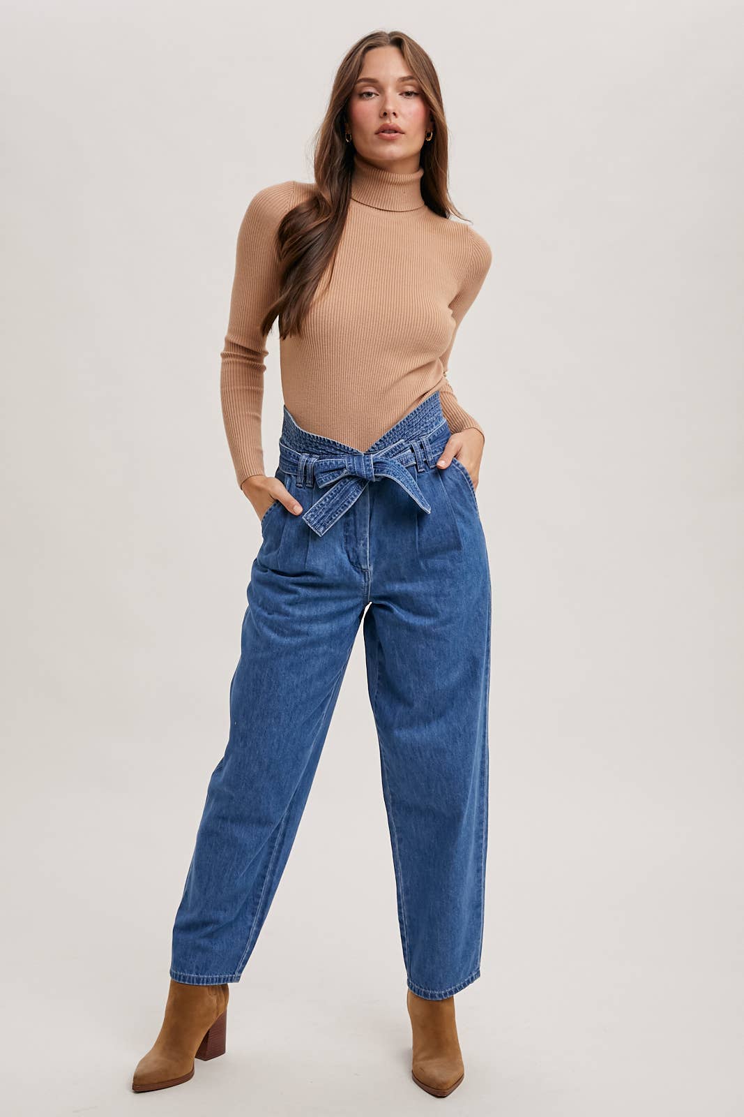 Essential Ribbed Turtleneck Sweater