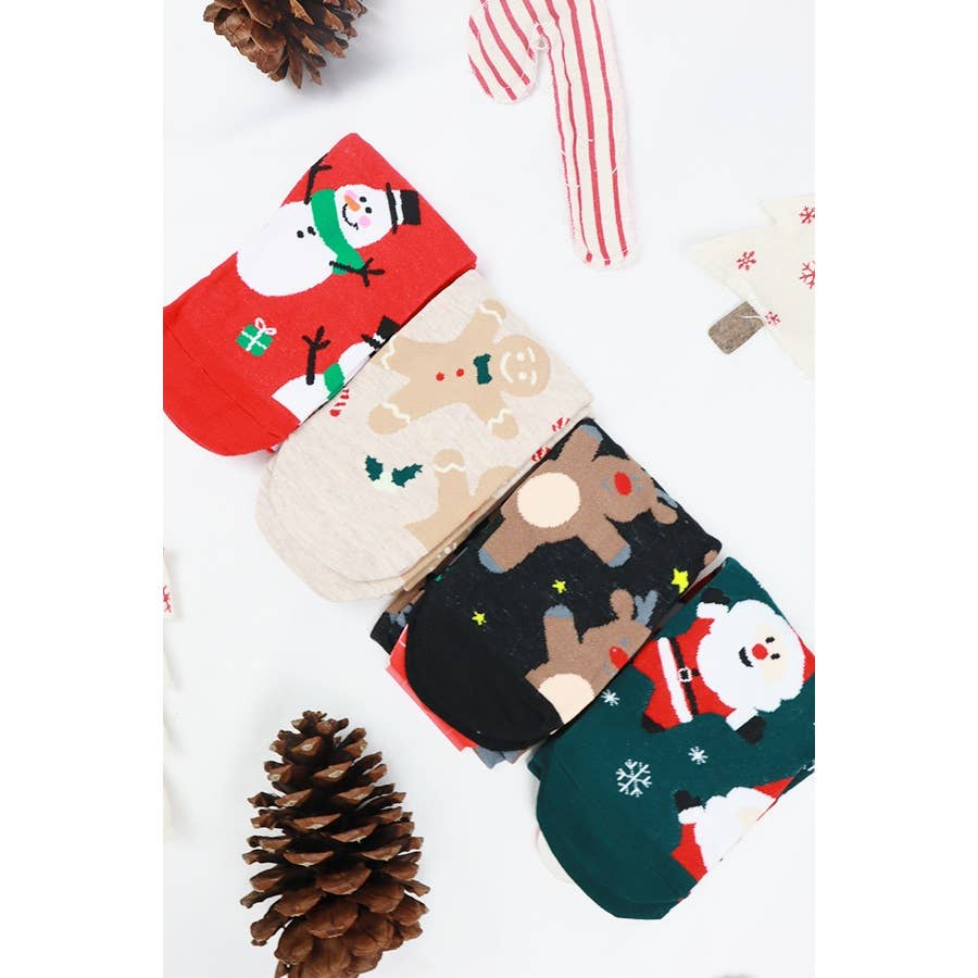 Assorted Styles Christmas Theme Socks
