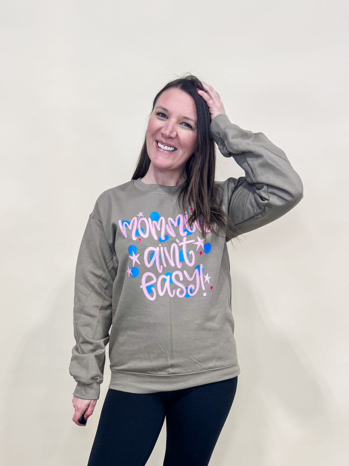 Mommin' Aint Easy Graphic Sweatshirt