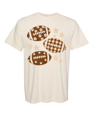 Footballs Graphic Tee - Ivory
