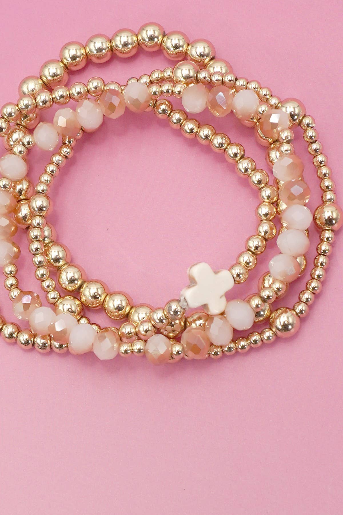 Cross Bracelet Stack