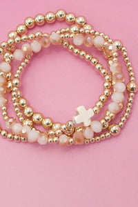 Cross Bracelet Stack