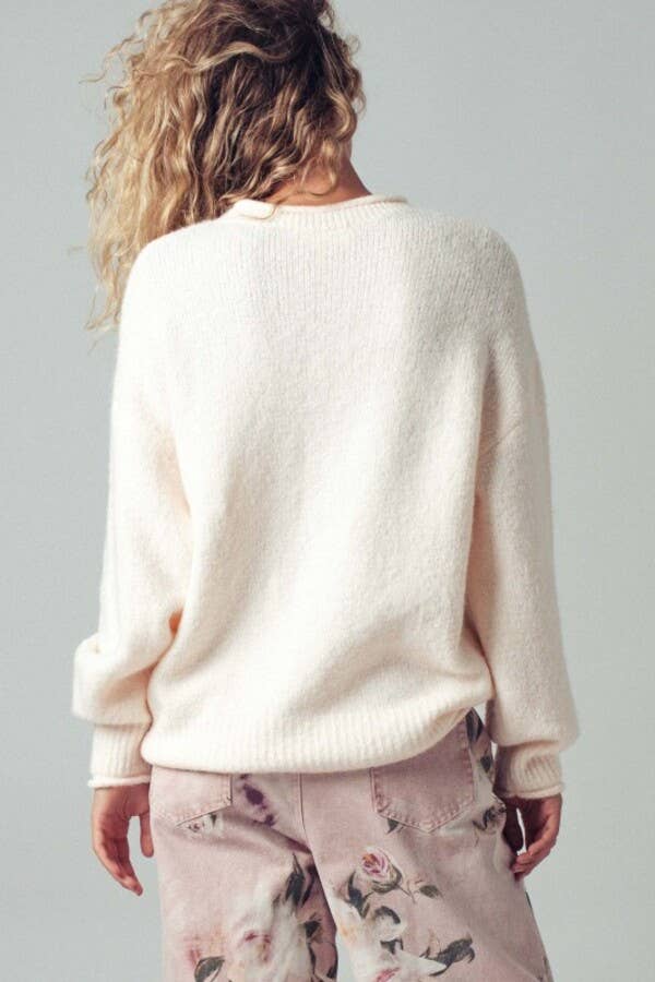 Bow Charm Knit Sweater