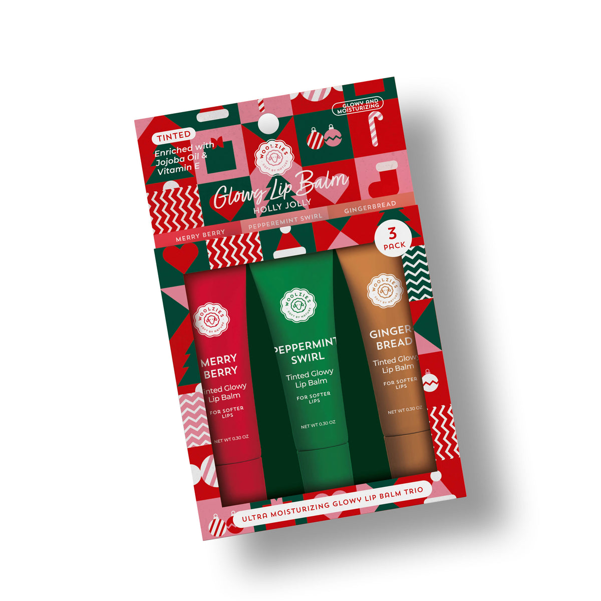 Holly Jolly Glowy Lip Balm Trio