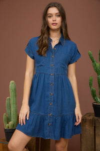 Darla Chambray Mini Dress