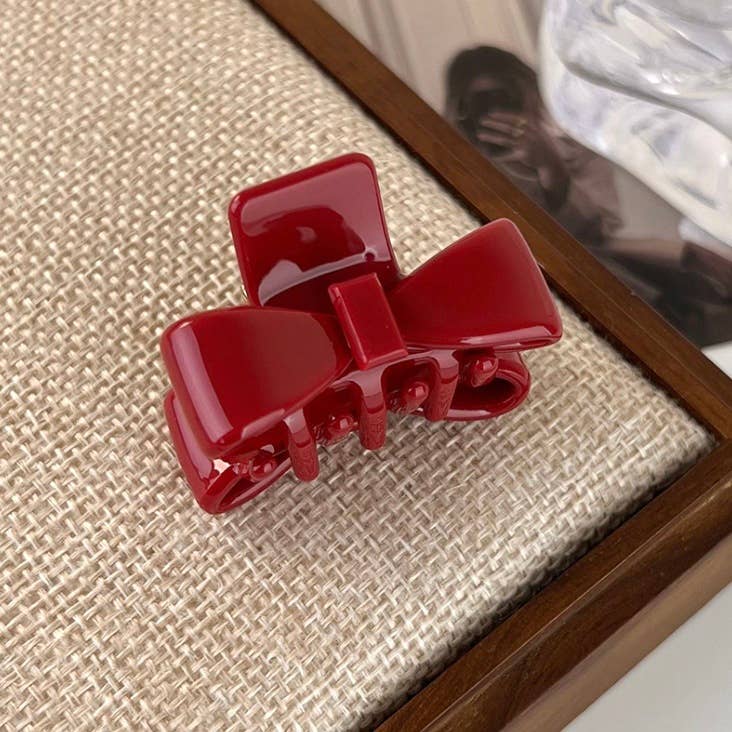 Mini Bowtie Hair Claws
