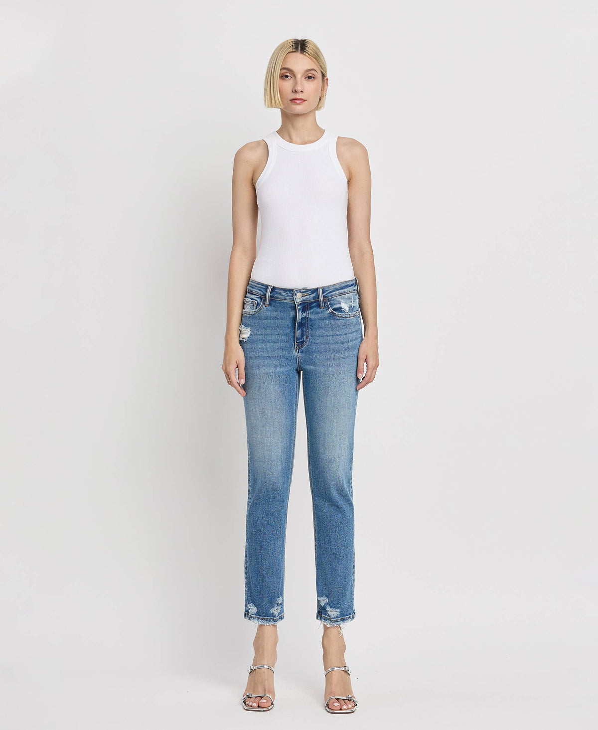 Lovervet High Rise Slim Straight jeans