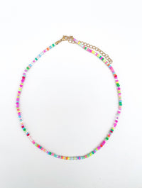 Bella Rainbow Gemstone Bead Necklace