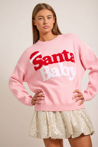 Santa Baby Holiday Knit Sweater