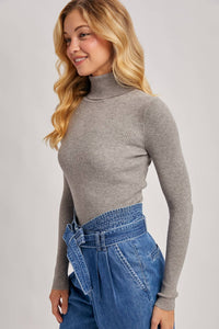Essential Ribbed Turtleneck Sweater