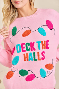 Deck The Halls Holiday Knit Sweater