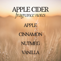Apple Cider Fall Room Spray - 4 oz Amber Glass Bottle