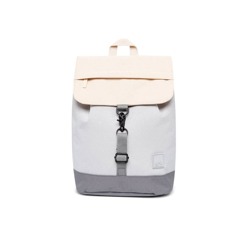 Scout Mini Backpack – lightweight, water-resistant, and eco-friendly bag made from OXFORD RPET fabric. Features adjustable cotton straps, a spacious main compartment, a quick-access flap pocket, and a hidden security pocket. Perfect for everyday use, school, or travel.