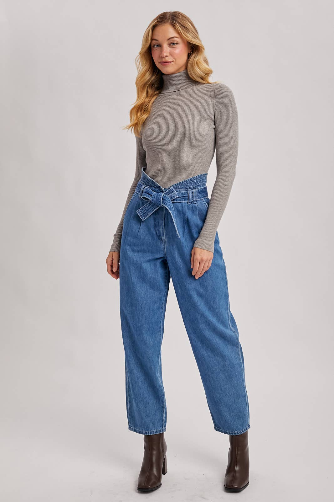 Essential Ribbed Turtleneck Sweater