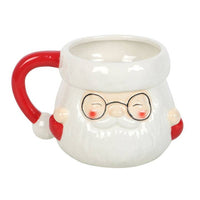 Santa Claus Shaped Christmas Mug