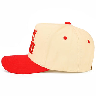 God's Country  Two Tone Trucker Hat - Red