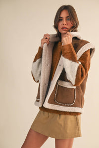 Sherpa Suede Vest