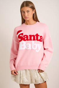 Santa Baby Holiday Knit Sweater