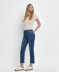 Lovervet High Rise Cropped Straight Jeans