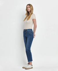 Lovervet High Rise Cropped Straight Jeans