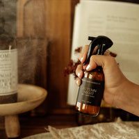 Autumn Night Fall Room Spray - 4 oz Amber Glass Bottle