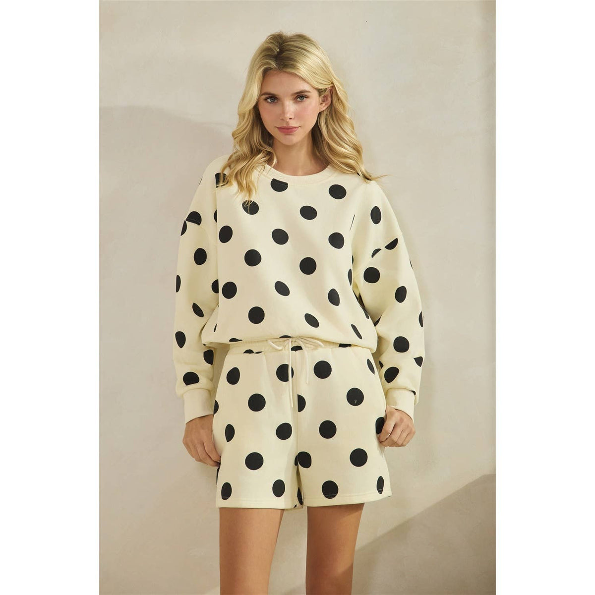 Polka Dot Sweatshorts