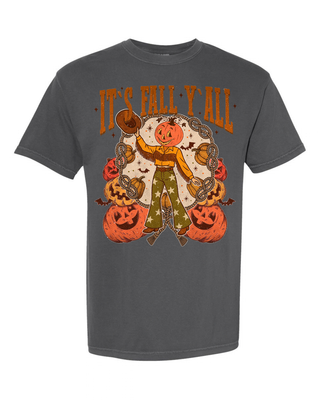 It's Fall Y'all Graphic Tee - Pepper