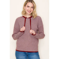 Heather Waffle Pullover