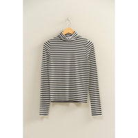 Ina Striped Turtleneck