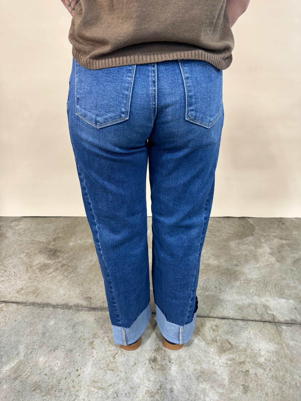 Risen Relaxed Jeans with Drawstring