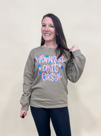 Mommin' Aint Easy Graphic Sweatshirt