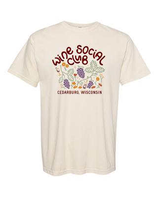 Wine Social Club Graphic Tee - Ivory