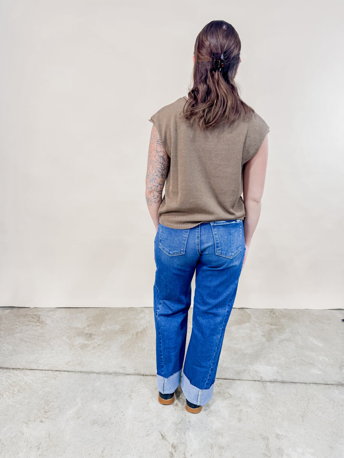 Risen Relaxed Jeans with Drawstring