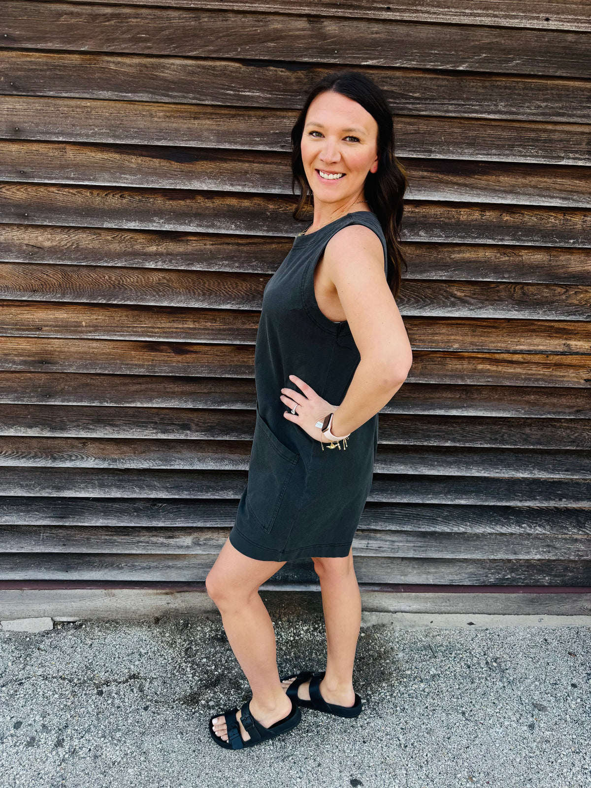 Pocket Detail Sleeveless Comfy Romper